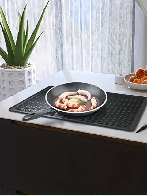 Silicone Electric Stove Top Cover Mat – Heat-Resistant Non-Slip Glass and Ceramic Stove Protection Pad