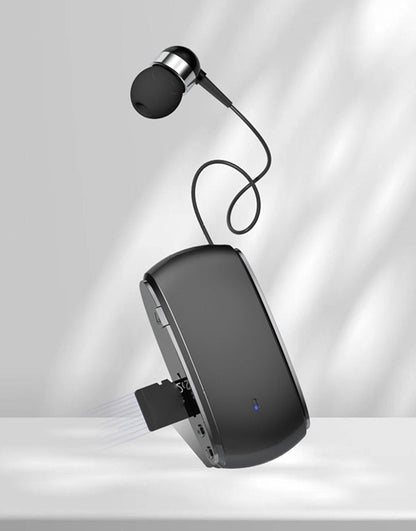 K68 Lavalier Bluetooth MP3 Headset – Stylish Clip-on Wireless Audio for Hands-Free Calls, Music, Podcasts, and On-the-Go Use