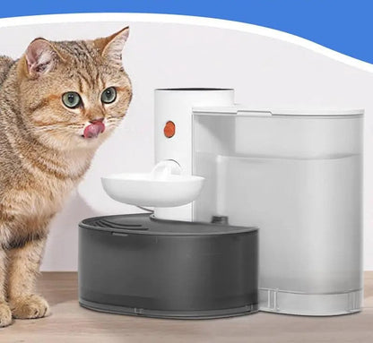 Smart Wireless Pet Water Drinking Fountain – 3L Fountain with Ultra-Quiet, 180-Day Battery, Automatic Hydration