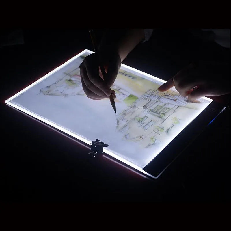 Dimmable A4 LED Light Pad Tablet – Eye Protection Diamond Painting Board for Tracing, Drawing & Embroidery Gifts
