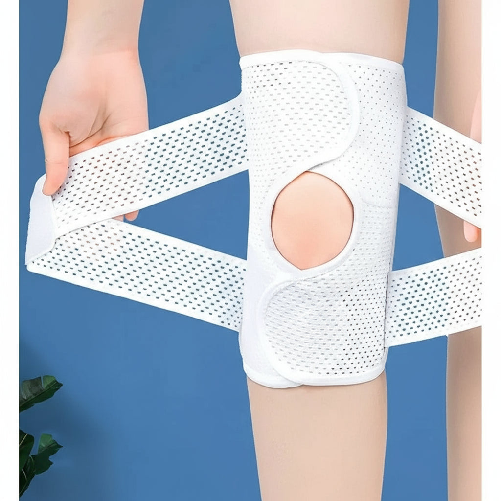 Menics Adjustable Knee Brace – Stabilized Support for Injury Recovery & Pain Relief with Durable Stretch Fabric