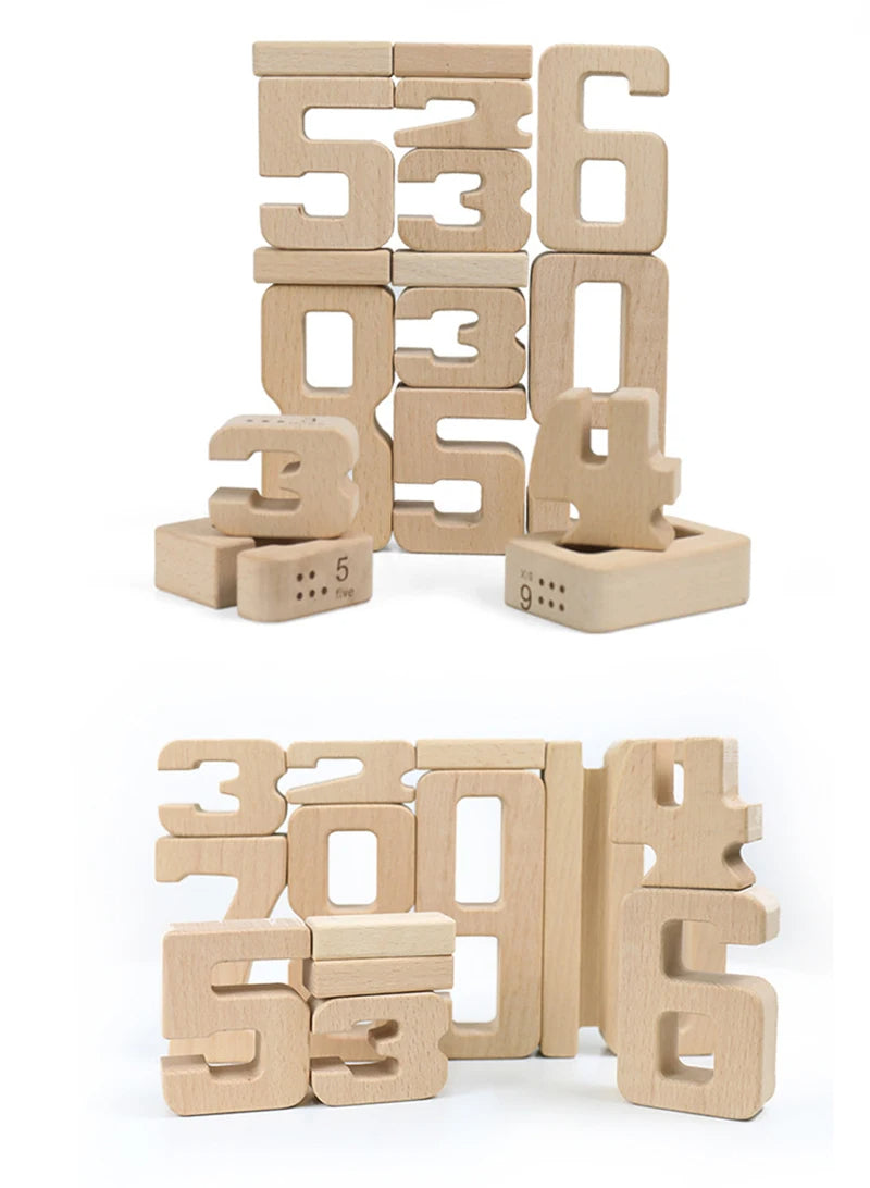 Wooden Balance Building Blocks – 3D Montessori Educational Toy for Children’s Early Learning, Creative Thinking & Balance Skill Development