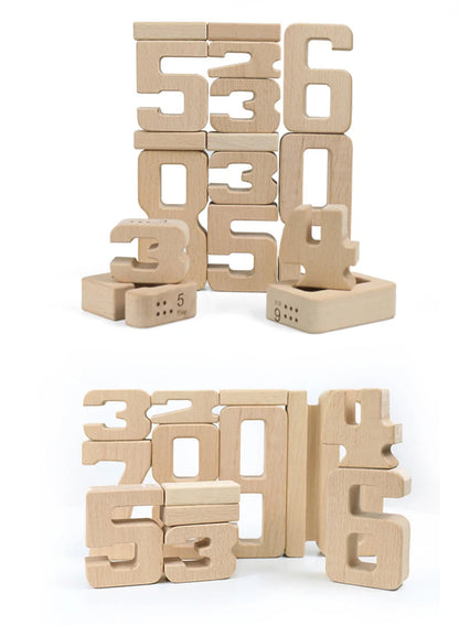Wooden Balance Building Blocks – 3D Montessori Educational Toy for Children’s Early Learning, Creative Thinking & Balance Skill Development