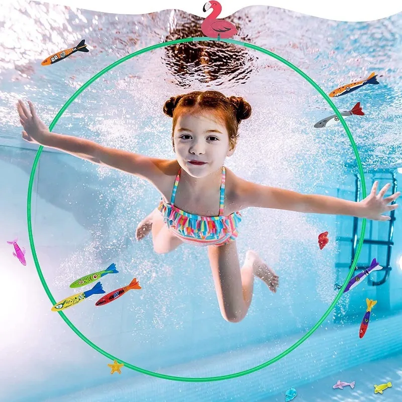 Underwater Fun Dive Rings – Colorful Swimming Toys for Kids’ Pool Games, Perfect for Improving Diving Skills and Water Confidence