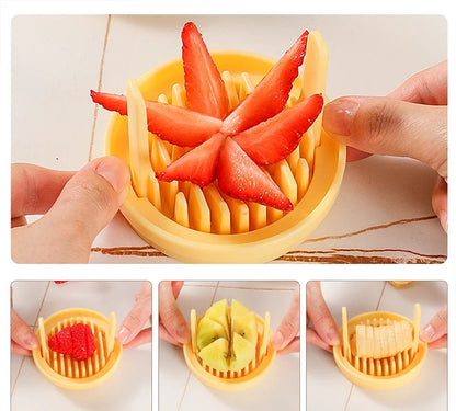 Heavy-Duty Stainless Steel Egg Slicer – Multi-Mode Egg and Fruit Cutter for Precise Kitchen Food Preparation