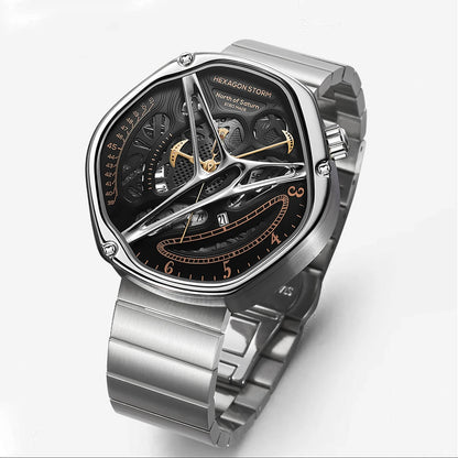 Watch Concept Female Boys Trend - Hollow Design Premium Non-Mechanical Watch for Men, Unique Stylish Timepiece for Daily Wear