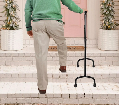 Stair Climbing Assist Cane – Adjustable Height Step Aid for Seniors with Hip or Knee Pain, Easy Walk Up or Down Stairs