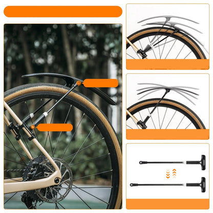 Road Bike & MTB Mudguard Fender – 700C Front and Rear Water Protection for Cleaner, Drier Cycling on Any Terrain