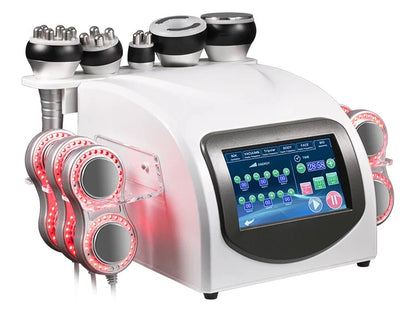 Cavitation Machine - 6-in-1 80K Slimming Equipment with Fat Burner Technology for Professional Body Sculpting & Weight Loss