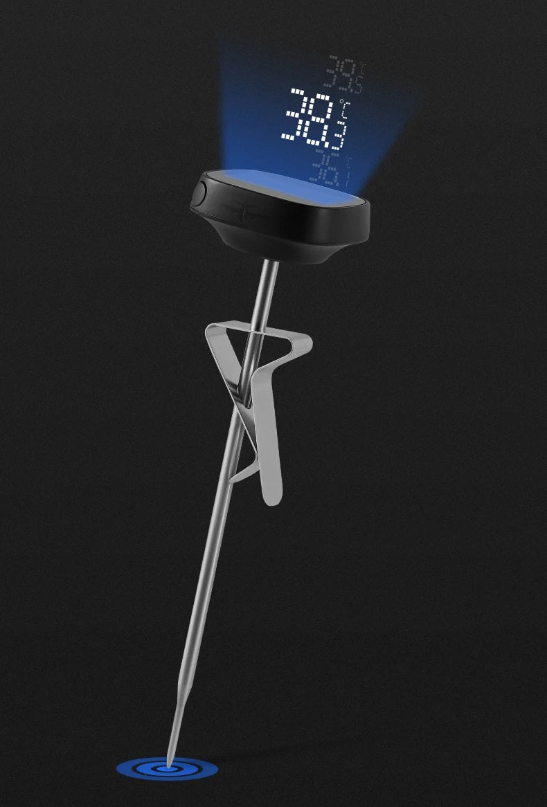 Instant Digital Thermometer – Food & Coffee Temperature Probe for BBQ, Kitchen, Barista, and Outdoor Cooking Perfection