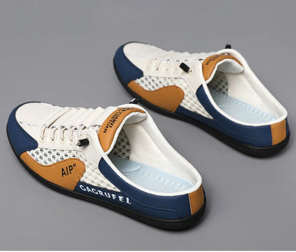 Men’s Soft-Soled Half Slippers – Trendy Summer Casual Shoes with Comfortable Cushion Support for Everyday Stylish Walking