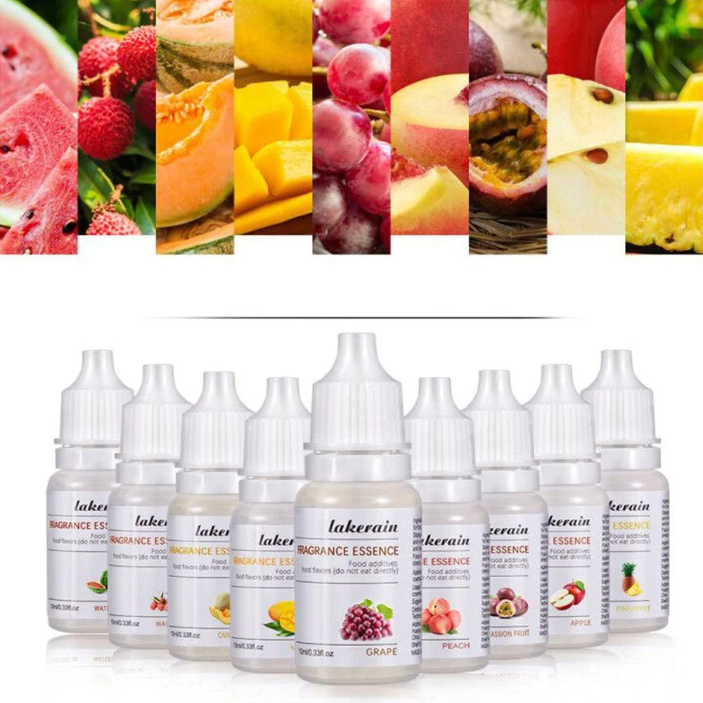Pure Fruit Fragrance Oil - 10ml Strawberry Scented Essential Oil for Lip Gloss, DIY Soap Making, and Lip Care Creations