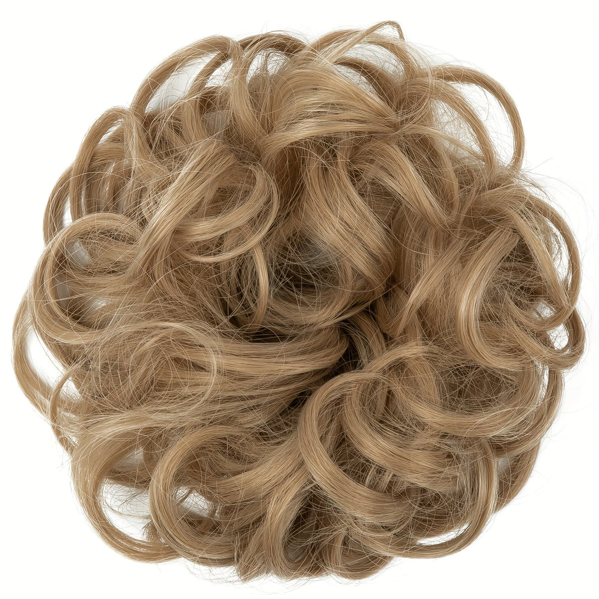 Messy Curly Hair Bun Extension – Voluminous Synthetic Elastic Chignon Scrunchie for Effortless Updo, Instant Volume & Natural-Looking Glam Hairpiece for Women