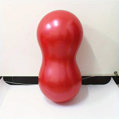 High-Quality Peanut-Shaped Yoga Ball – Stability and Balance Trainer for Fitness, Physical Therapy, Back Massage, and Sensory Training
