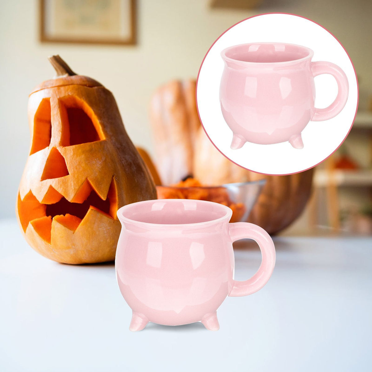 Heat-Resistant Glossy Pink Mug –  Durable Cup for Coffee, Tea, and Milk, Ergonomic Handle, Stylish Beverage Mug for Home, Office, and Gifting