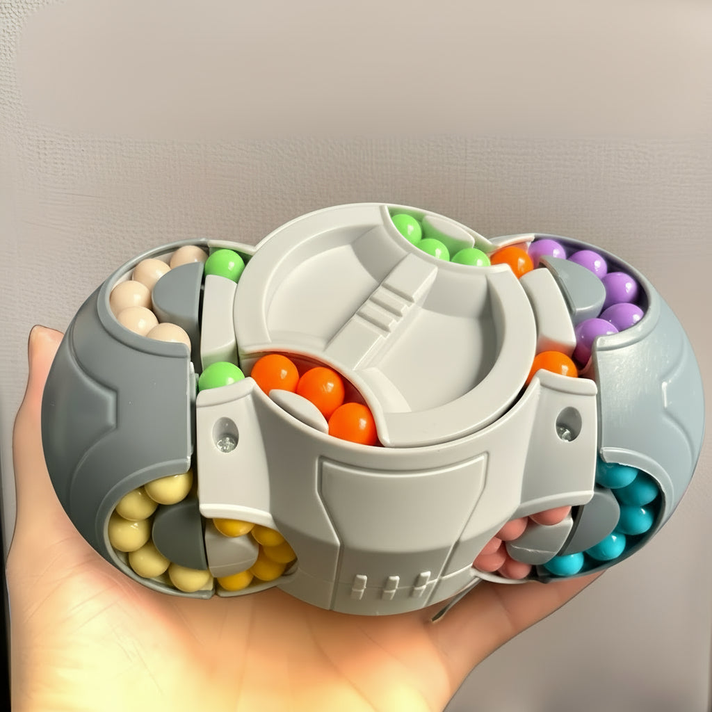 Magic Beans Puzzle Toy – 3D Multifaceted Stress Relief Fingertip Cube Toy for Focus & Relaxation