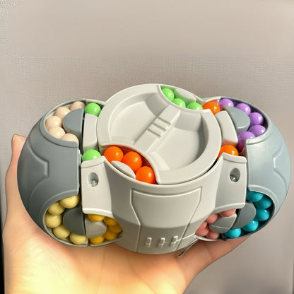 Magic Beans Puzzle Toy – 3D Multifaceted Stress Relief Fingertip Cube Toy for Focus & Relaxation