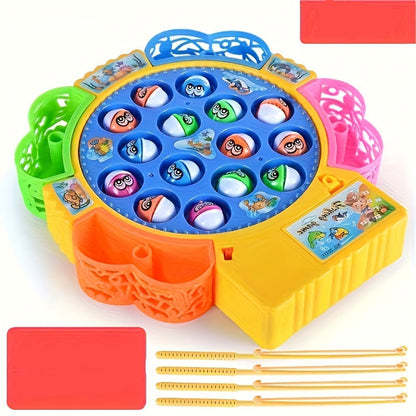 Electric Fishing Game Set – 15/24/45-Piece Educational Toy Kit for Boys & Girls, Fun Holiday Gift Idea