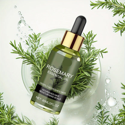 Rosemary Oil for Hair Growth – Nourishing Conditioning Oil for Dry Scalp, Strengthening Hair Follicles, and Promoting Natural Shine – 2oz Bottle