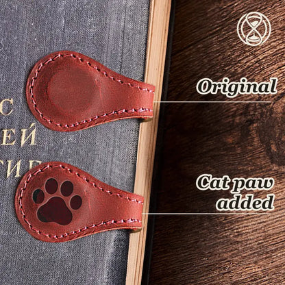 TimelessMark – Personalized Magnetic Leather Bookmark