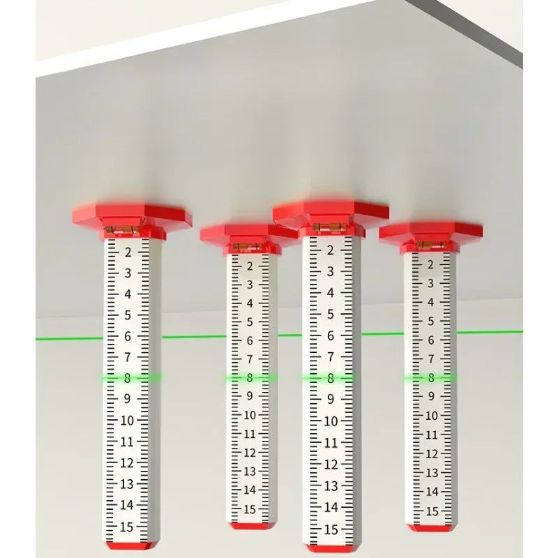 Steel Keel Ceiling Leveling Tool – Professional Gradienter Stick, Equal Height Ruler for Wall and Floor Tile Installation, Precise Building Artifact