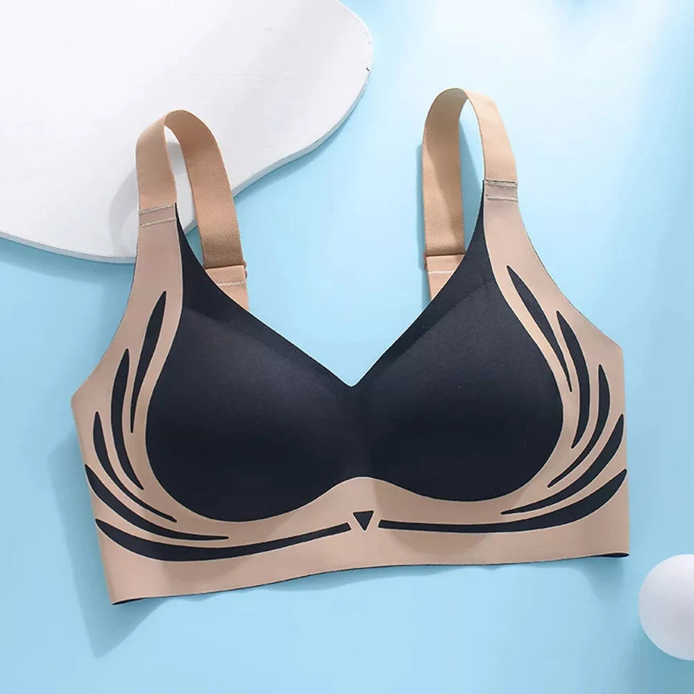 Seamless Anti-Gravity Sports Bras – 4-Pack Lifting, Shaping, and Chest Support Underwear for Active Women with Comfortable Compression