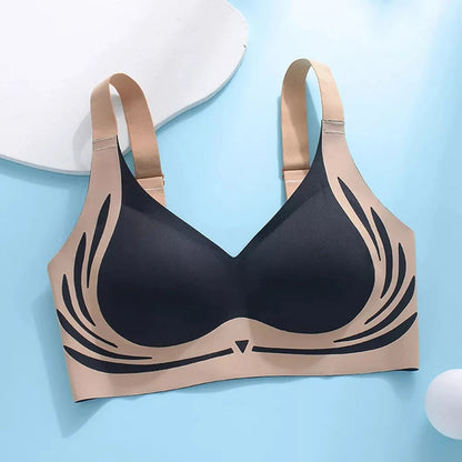 Seamless Anti-Gravity Sports Bras – 4-Pack Lifting, Shaping, and Chest Support Underwear for Active Women with Comfortable Compression