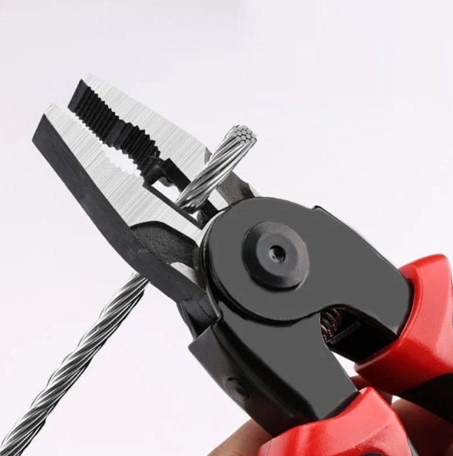 Plier Tool Set - 5 Pieces Quick Change Pliers Head Set with Wire Pliers, Scissors, Cable Cutter, Wire Stripper, Crimping Pliers for Home Use