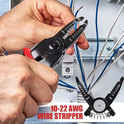 Plier Tool Set - 5 Pieces Quick Change Pliers Head Set with Wire Pliers, Scissors, Cable Cutter, Wire Stripper, Crimping Pliers for Home Use