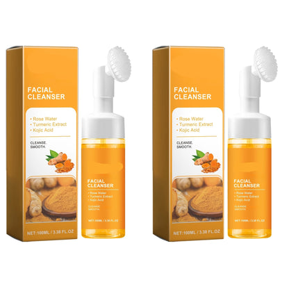 Turmeric Pore Tightening Cleanser – Deep Cleansing Formula to Balance Oil, Reduce Blackheads, Moisturize Skin, Improve Elasticity, and Restore a Fresh, Glowing Complexion