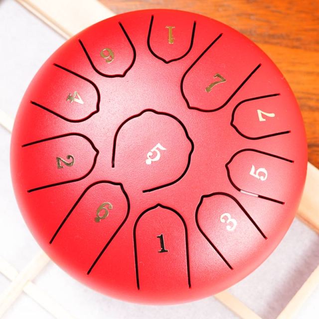 Ethereal Steel Tongue Drum – 11 Tunes of Calm in a 6-Inch Frame