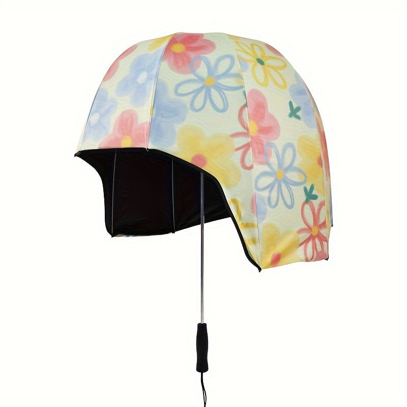 Helmet Umbrella Hat – Multi-Functional Sunshade Rain Hat for Outdoor Travel, Casual Use & Hands-Free Weather Protection