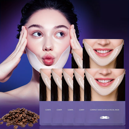 V-Shaped Lifting Mask – Double Chin Reducer and Jawline Sculpting Facial Mask for Firming, Contouring, and Anti-Aging Skin Care Results