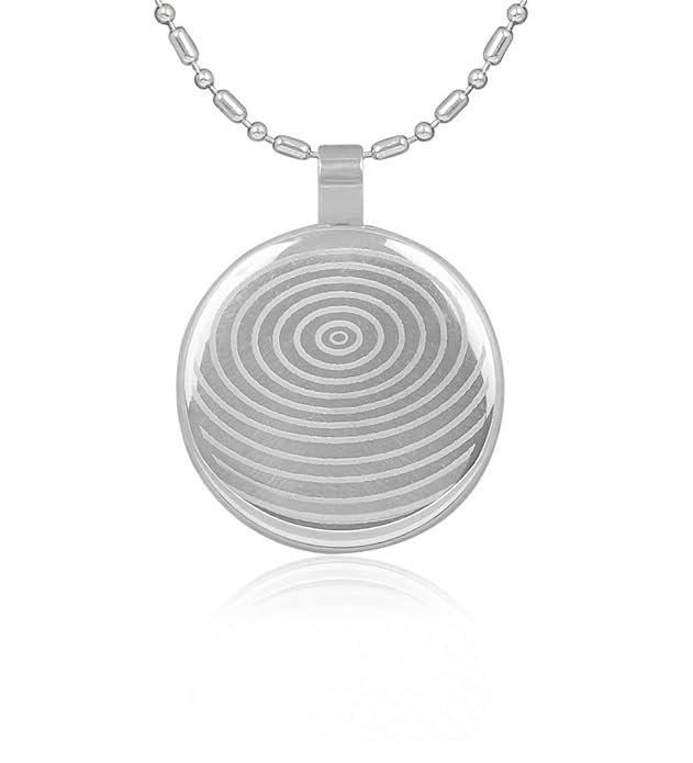 EMF Defense Pendant Necklace – Stainless Steel Feng Shui Disk with Polarizing Tech to Balance Energy and Wearable Protection Ornament