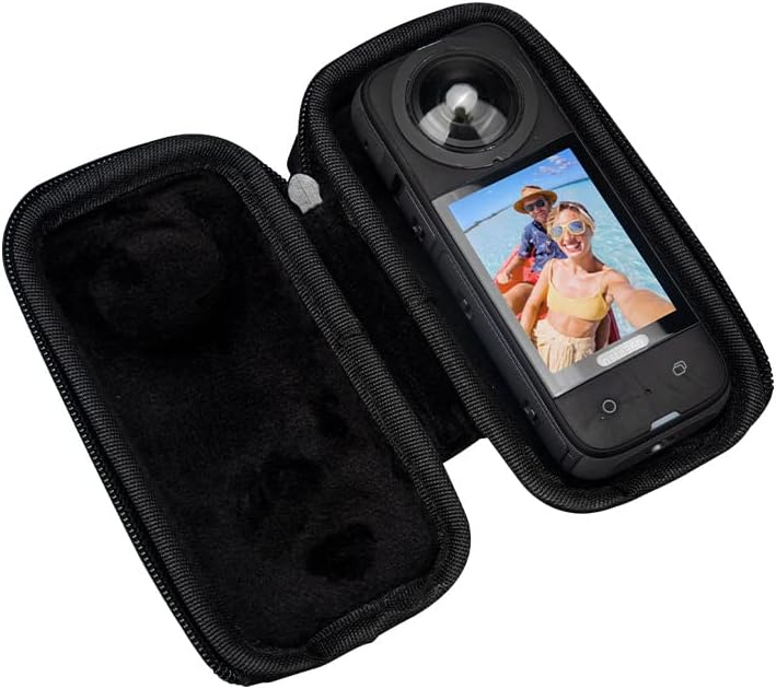 Portable Hard Carrying Case for Insta360 X5 – Compact Travel Storage Bag with Shockproof Protection for Camera & Accessories