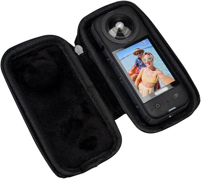 Portable Hard Carrying Case for Insta360 X5 – Compact Travel Storage Bag with Shockproof Protection for Camera & Accessories