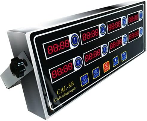 Stainless Steel Digital Kitchen Timer with Loud Alarm – 12-Channel  Commercial-Grade Cooking Precision for Busy Kitchens