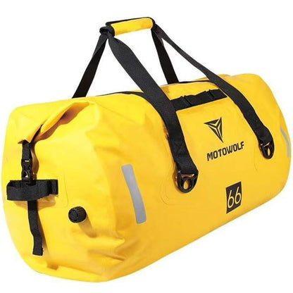 Waterproof Motorcycle Saddlebag – 40/66L Rear Seat Tail Bag for Travel‑Ready Storage with Durable PVC and Easy Mounting