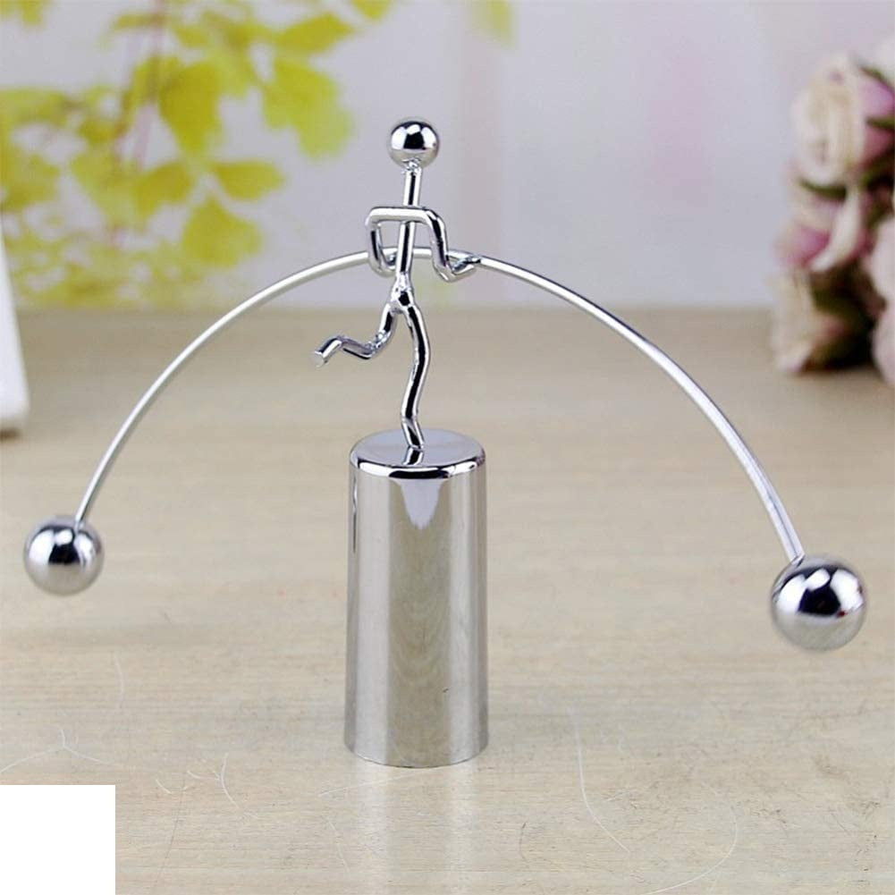Creative Iron Man Balance Ball Ornament – Fun Swinging Tumbler Toy Decoration for Office Desk, Home Display & Stress Relief