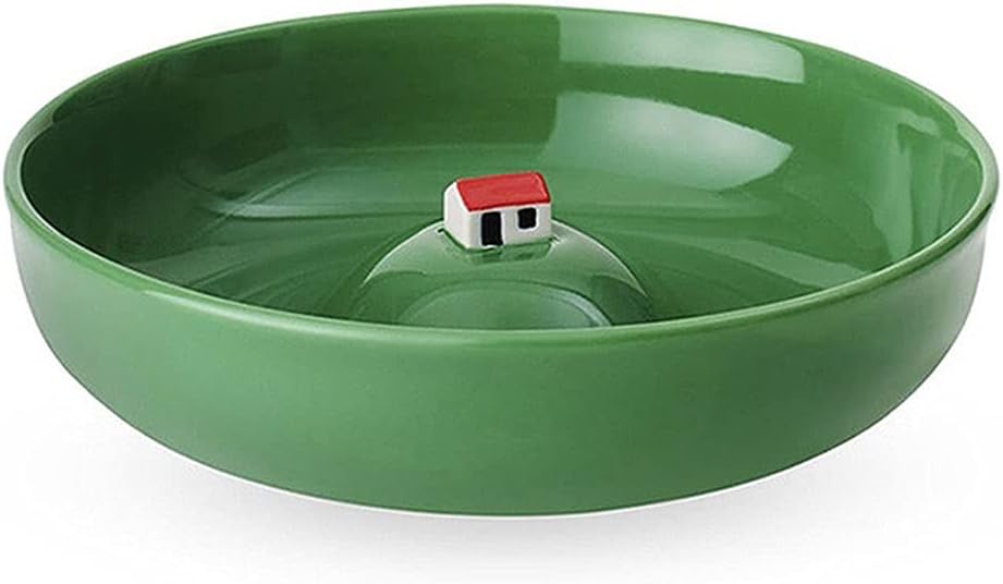Handmade Porcelain Plate – Creative Three-Dimensional Water Bowl for Home Dining & Decoration