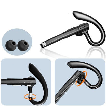 Noise-Cancelling Bluetooth Sports Headset – Waterproof Digital Display Single Ear Earbuds for Running, Calls, Gym & Daily Workouts
