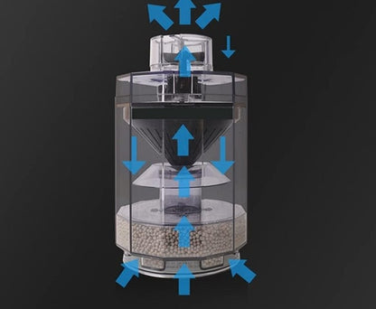 Fish Tank Water Fairy Filter - Oxygen Enrichment System with Bacteria Cultivation and Auto Cleaning for Aquatic Toilets