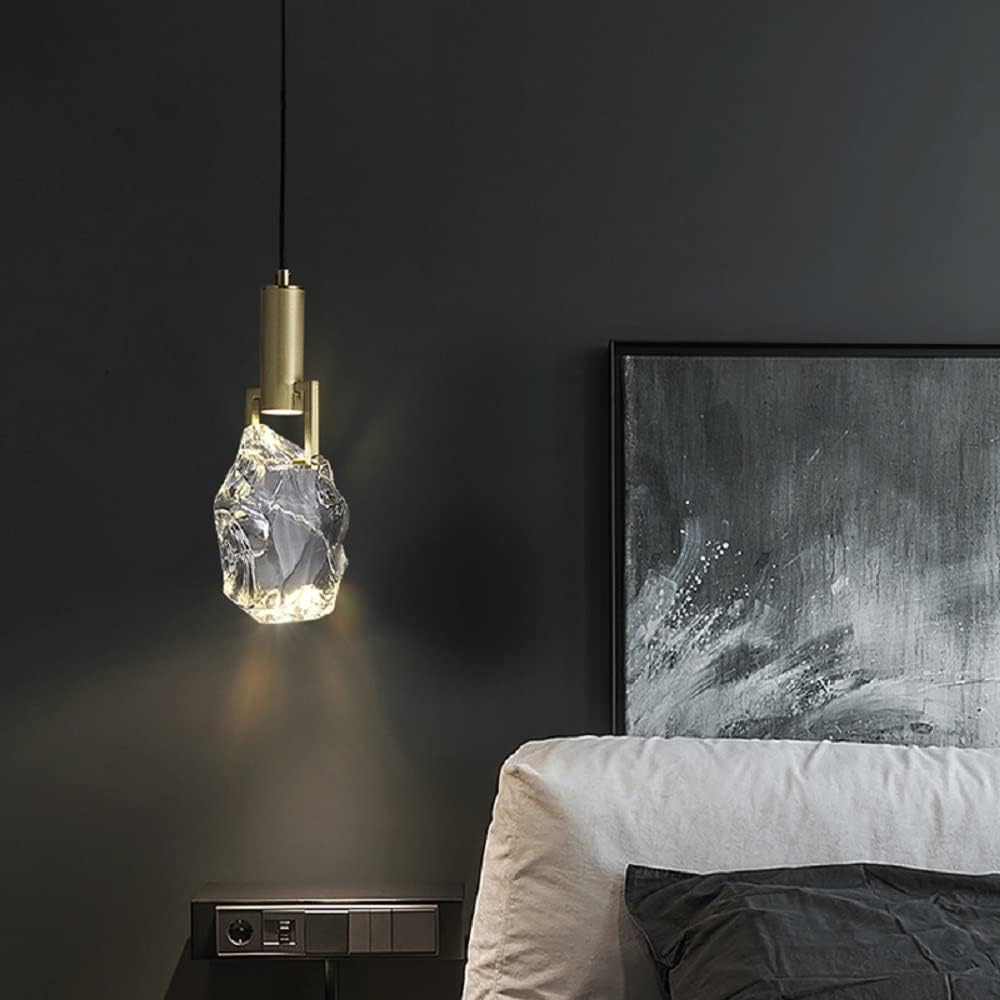 Nordic Crystal LED Pendant Light – Elegant Dining Room, Bar, Kitchen, and Bedroom Hanging Lamp, Luxury Suspension Chandelier for Modern Home Décor
