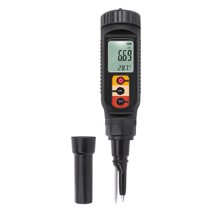 Digital pH Meter with LCD Backlight – 2-in-1 High Precision pH & Temperature Tester for Food Processing