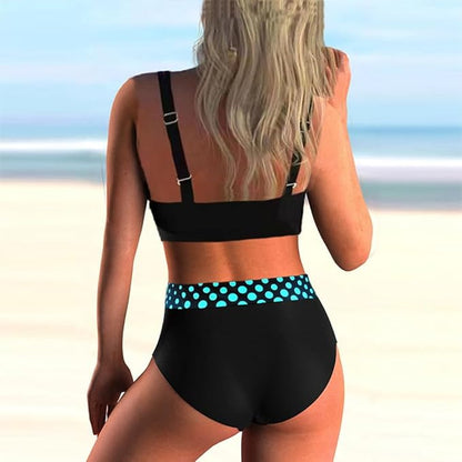 Sexy Polka Dot Bikini Set – Two-Piece Swimsuit for Women in Trendy Beachwear Style
