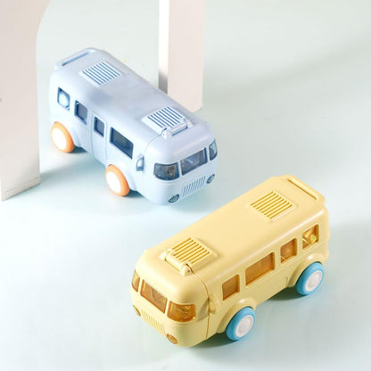 Bus-Shaped Kids Water Bottle – 500ml Fun Car Design with Shoulder Strap & Straw, Portable Leak-Proof Cup for School & Travel