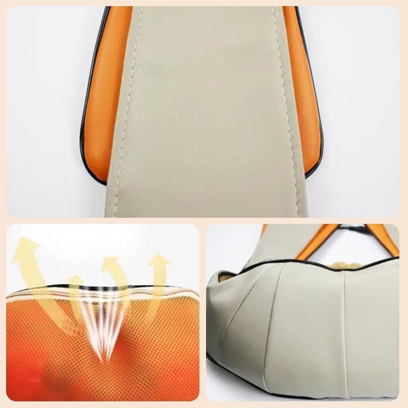 Electric Shiatsu U-Shape Massage Shawl – Heated Infrared Kneading Neck, Back & Shoulder Massager for Deep Relaxation and Pain Relief