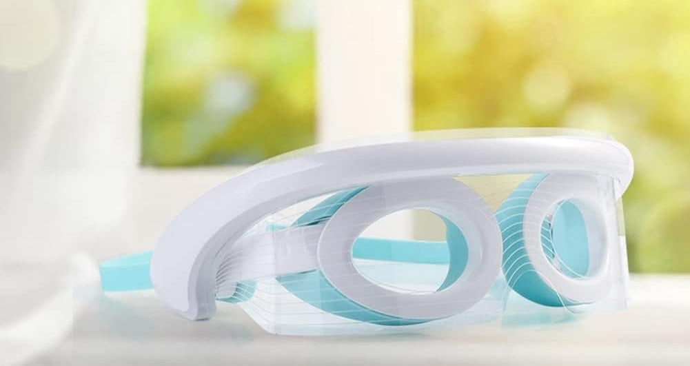 LED Photo Rejuvenation Eye & Face Mask Set – Multi-Functional Eye Wave Massager with Vibration Therapy for Skincare, Relaxation & Beauty Routines