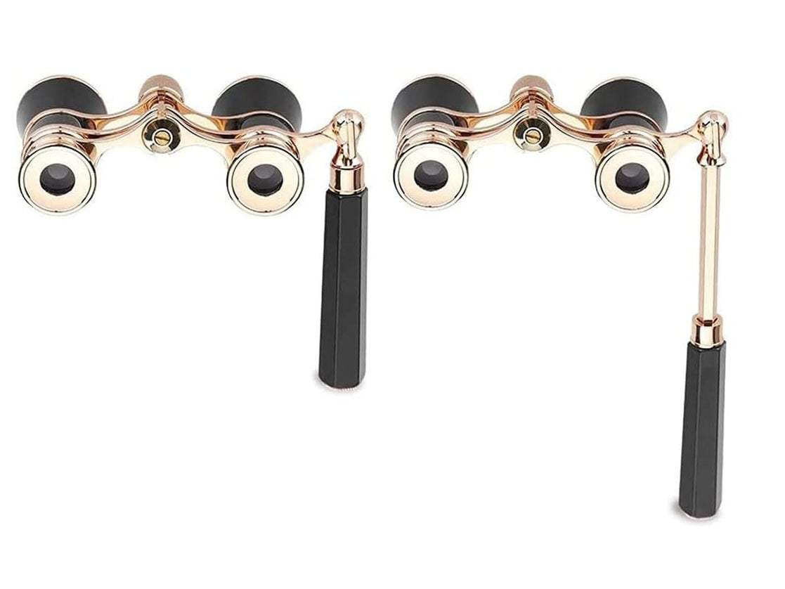Vintage Opera Glasses — Compact Theater & Racecourse Binoculars, With or Without Handle