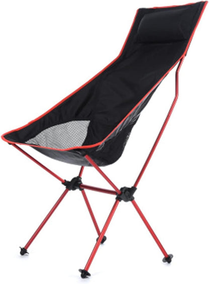 Portable Folding Camping Chair - Oxford Cloth Seat for Fishing, BBQ, Picnic, Beach or Festival Outdoor Adventures